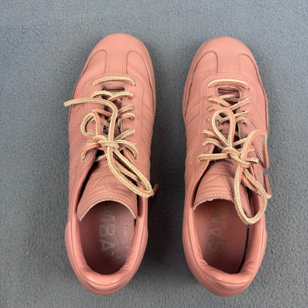 Adidas Humanrace Samba Mens 8.5 Terracotta Pharrell Williams IE7290 Leather Gum - Picture 5 of 8
